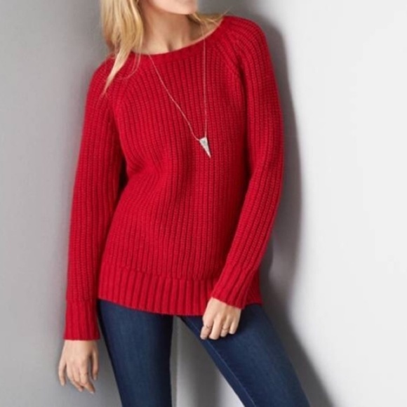 American Eagle Outfitters Sweaters - SALE! Red Knit WARM Sweater